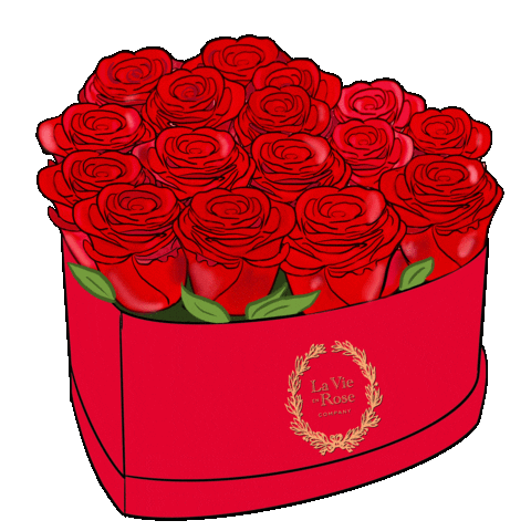 La Vie En Rose Flowers Sticker by LaVieEnRoseCompany