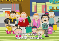 eye of the tiger walk GIF by South Park 