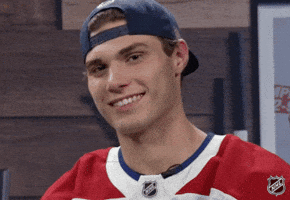 Montreal Canadiens Smile GIF by NHL