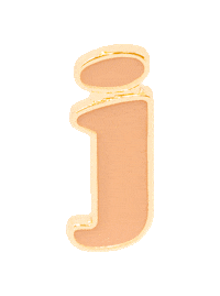 J Sticker by Frasier Sterling Jewelry