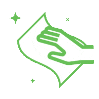 Hand Wipe Sticker by Seattle-Tacoma International Airport