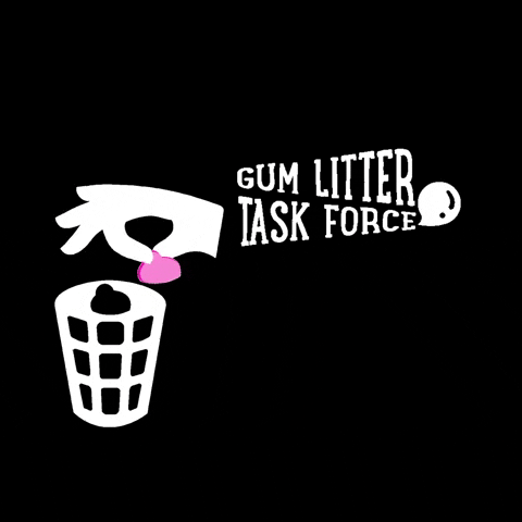 Glt GIF by Gum Litter Taskforce
