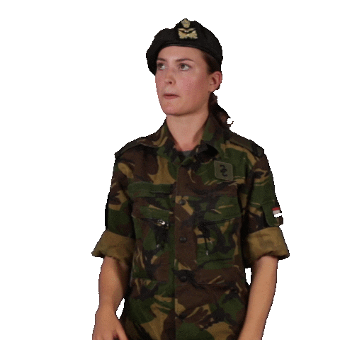 Army Uniform Sticker by Werken bij Defensie