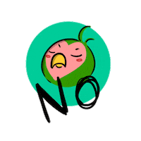Bird No Sticker by Niditto.Piu