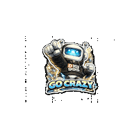 Going Crazy Turn Up Sticker by Digi 995