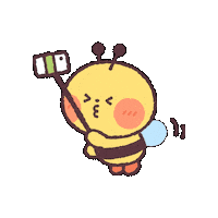 Bee Angrybear Sticker
