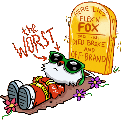 The Worst Crying Sticker by VeeFriends