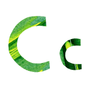carter_higgins alphabet letters c cc Sticker