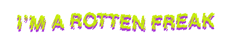 eatrotten gummy worms eat rotten let it rot rotten gummies Sticker