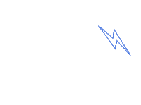 tshirteria blue rain flash azul Sticker