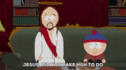 scared stan marsh GIF by South Park 