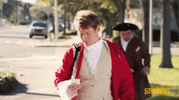 red coat waiting on mary GIF by Comedy Dynamics