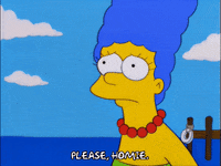 marge simpson ocean GIF