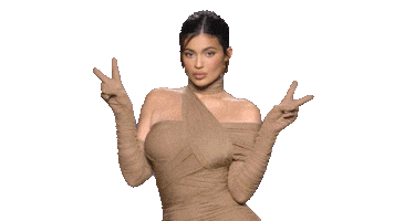Kylie Jenner Peace Sticker by HULU