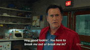 good looking season 2 GIF by Ash vs Evil Dead