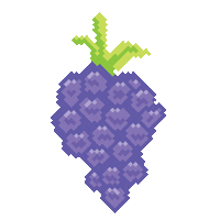 pastryplug pixel pixelart 8bit fruits Sticker