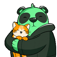 Cat Love Sticker by SuperVerse
