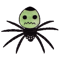 Halloween Monster Sticker by William Robin Conway