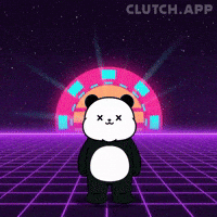 Neon Lights Panda GIF by Kanpai Pandas
