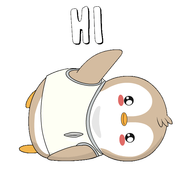 Waving Oh Hello Sticker by Pudgy Penguins