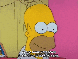 homer simpson smiling GIF