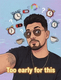 Tired Monday GIF by Adventrgram