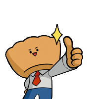 CheetArts good thumbs up great cheetarts Sticker