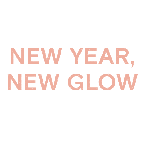 Glow Happy New Year Sticker by Vesca Beauty