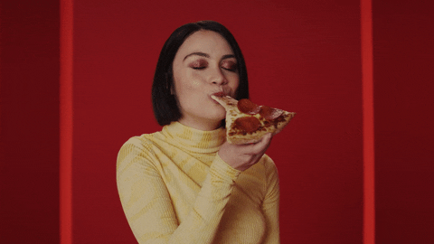 telepizza giphyupload pizza yummy rap GIF