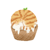 Ice Cream Melt Sticker by YUANCHi