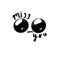 graaaart sad eyes friend miss you Sticker