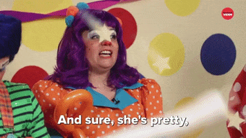 Clown Balloon GIF by BuzzFeed