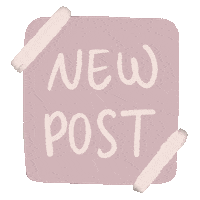 artbyamanda new new post post sticky note Sticker