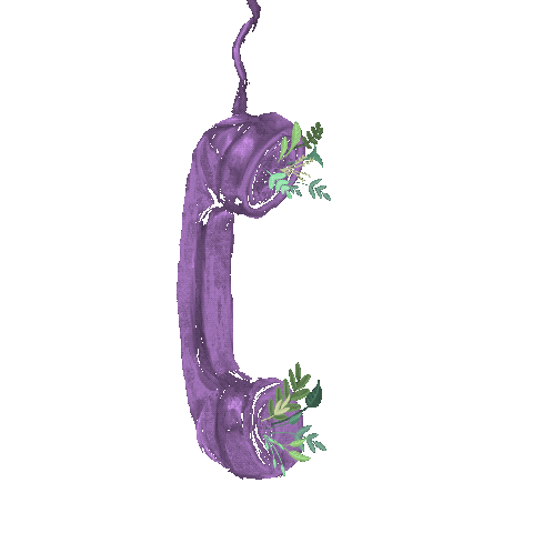 sprigwizard phone plants call listen Sticker