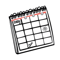 Persönlicher Kalender Planering Sticker by Personalplanner.com