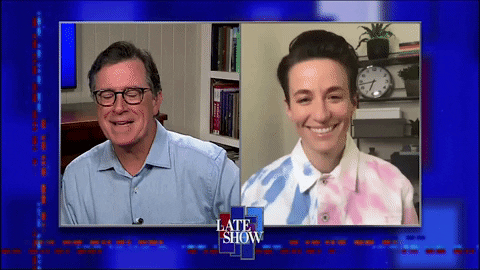 Megan Rapinoe Soccer GIF by The Late Show With Stephen Colbert