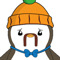 Shocked No Way Sticker by Pudgy Penguins