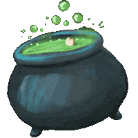 Art Halloween Sticker