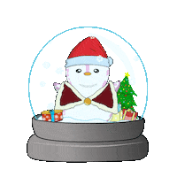 Santa Claus Christmas Sticker by Pudgy Penguins