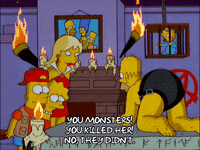 homer simpson party GIF