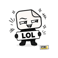 Laugh Lol Sticker by ZTIKIX