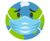Sad Corona Sticker
