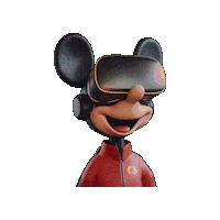Virtual Reality Disney Sticker by Preneura