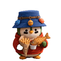 Happy Fish And Chips Sticker by ZaddyFi