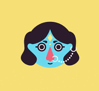 snackstudio animation dog girl loop GIF