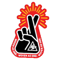 Unity Peace Sticker by Mendid