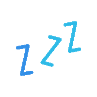 Tired Zzz Sticker