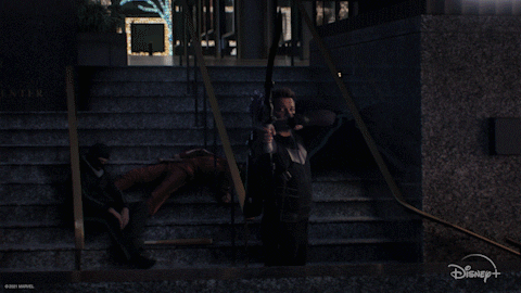Jeremy Renner Arrow GIF by Marvel Studios