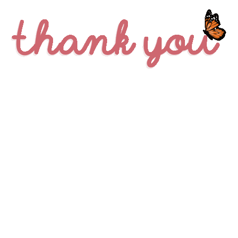 Pink Thank You Sticker