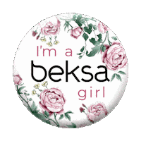 beksashop_ fashion sticker roses pin Sticker